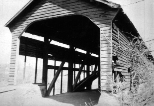 Parks Rolling Mill Covered Bridge 1941. 
