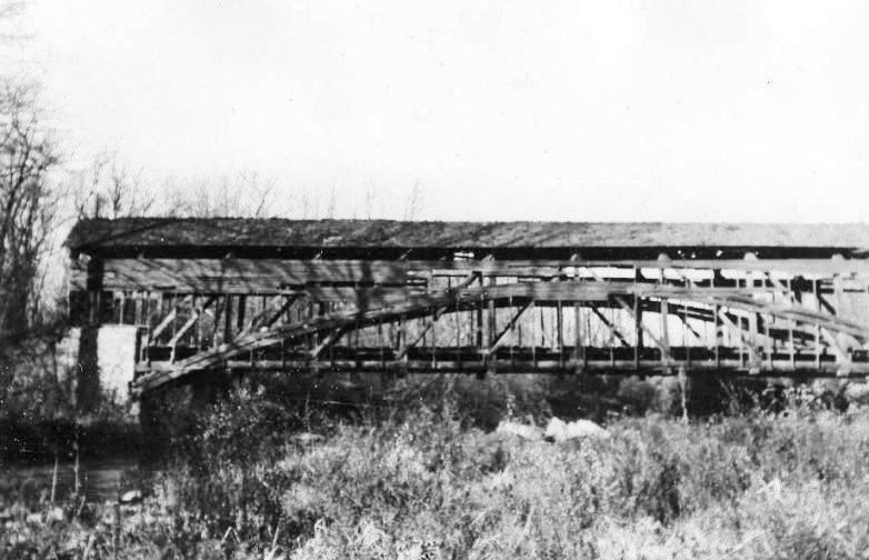 Parks Rolling Mill Covered Bridge 1948. 